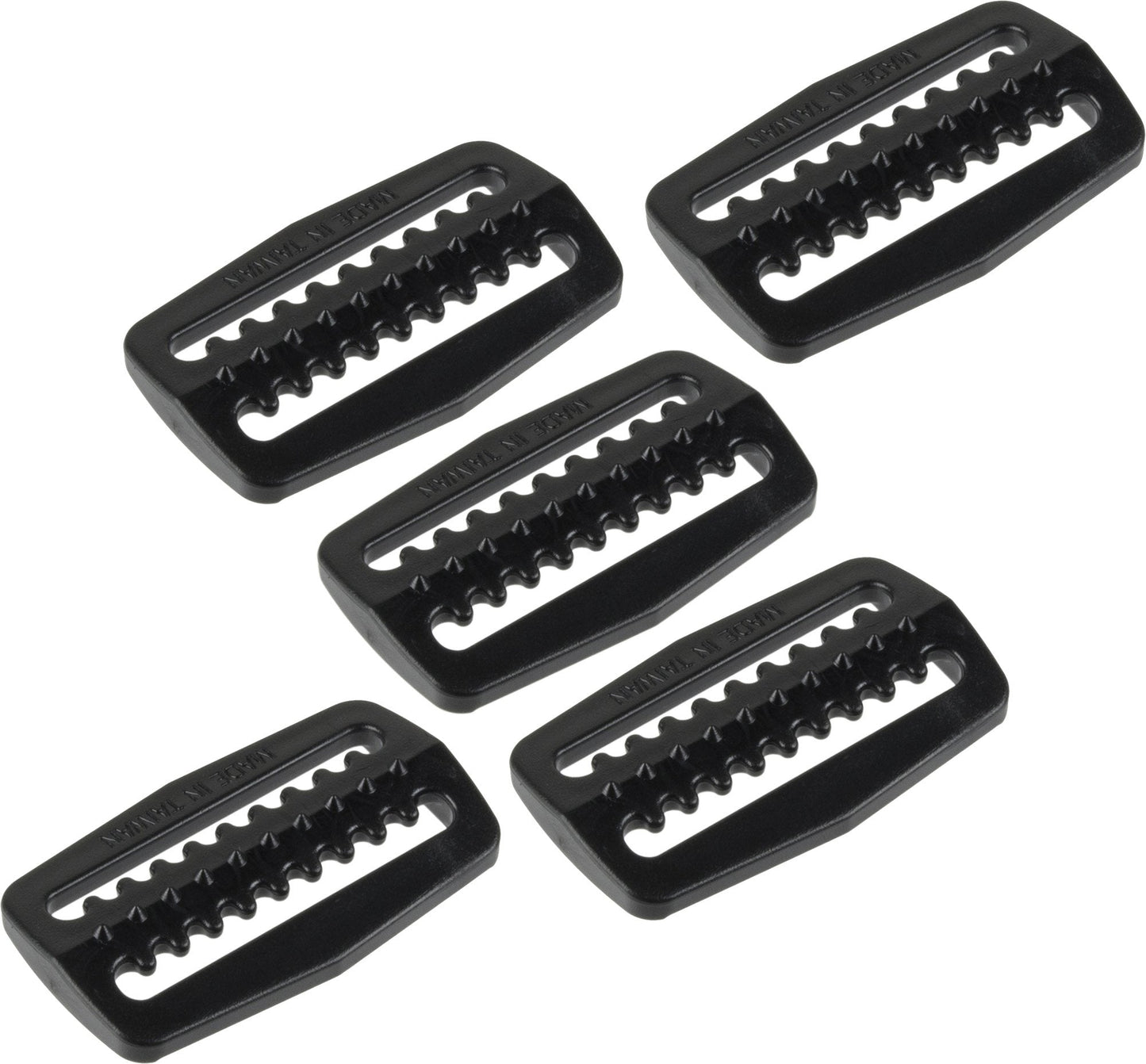 Cressi Hard Plastic Dive Weight Belt Keepers - Black - Pack of 5 - Designed in Italy