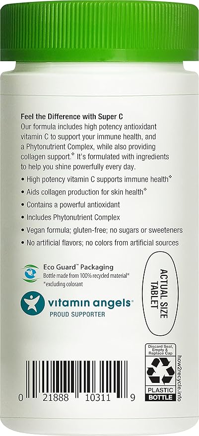 Rainbow Light Super C 1000 mg, 60-Count