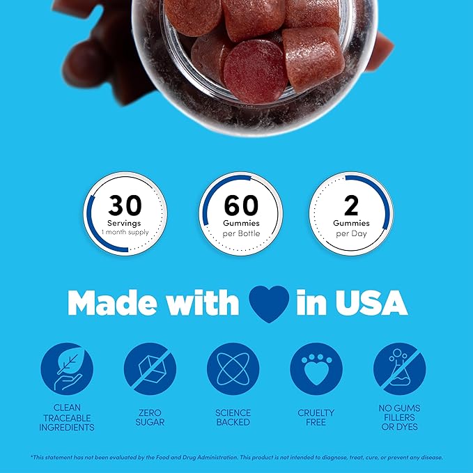 Ashwagandha & Vitamin D Gummies | Dietary Supplements | KSM 66 Ashwagandha for Calmness Support 300mg | L-Theanine Lemon Balm | Natural Herbal Non-GMO Sugar Free Gluten Gelatin Free | 1 Pack