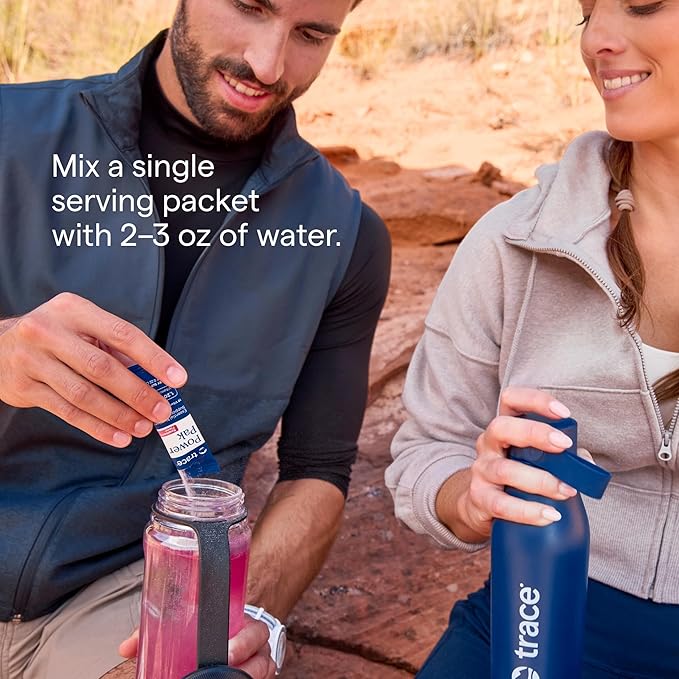 Trace Minerals Power Pak - Health Support Supplement with Vitamins & Minerals - Power Packet Aids Immune Health & Hydration - Mix Powder Supports Bodily Functions - Pineapple Coconut (30 Servings)