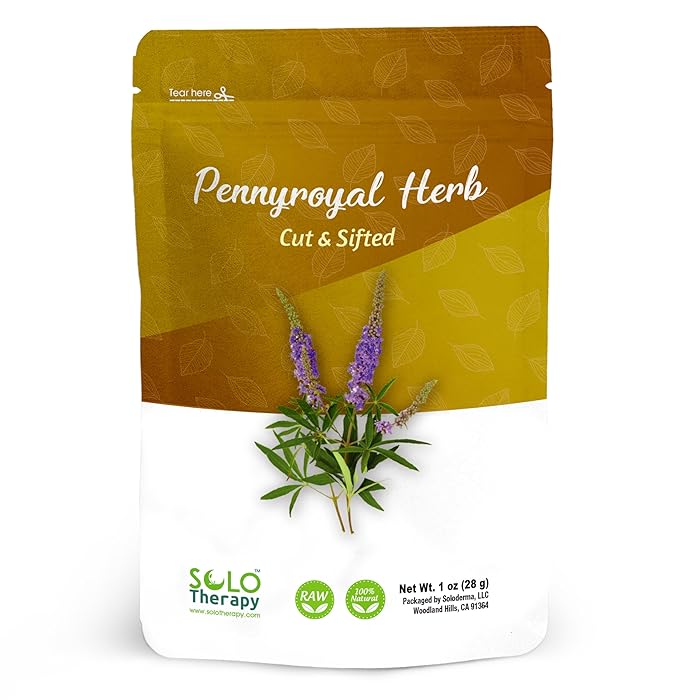 Pennyroyal Herb 28 Grams - Pennyroyal Herb Cut and Sifted - Pennyroyal Dried Herb - Mentha pulegium Resealable Bag (Pennyroyal Herb)
