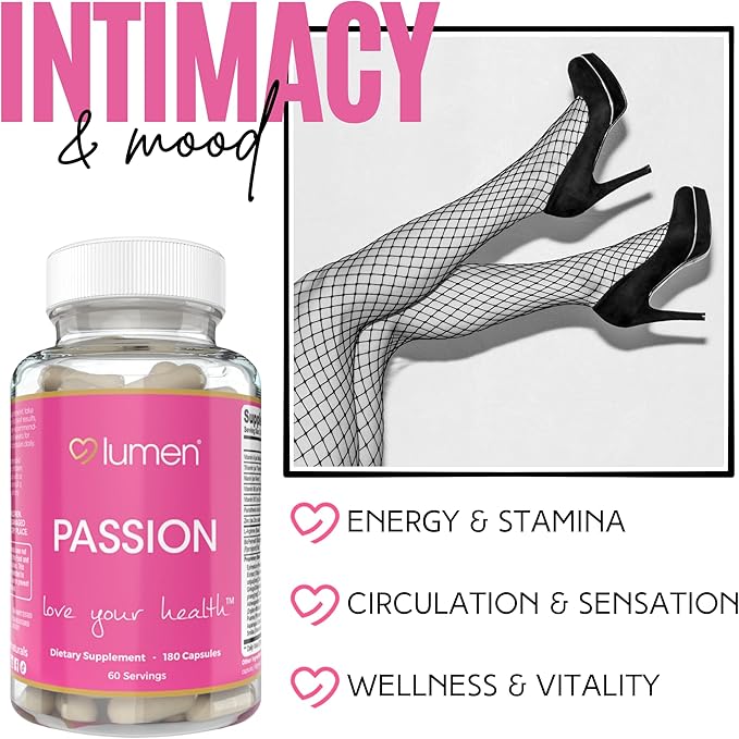 Passion for Women – with Vitamins A, B6, B12 & Thiamin – 180 Capsules – 60 Servings