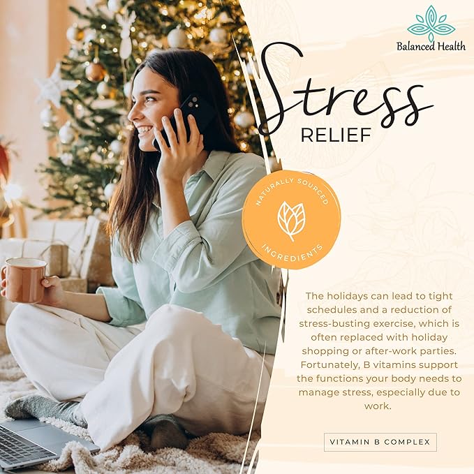 Vitamin B-Complex Drops, 2oz, 60 Doses, All 8 B-Vitamins, Immune Energy Support Supplement Non GMO Vegetarian Safe