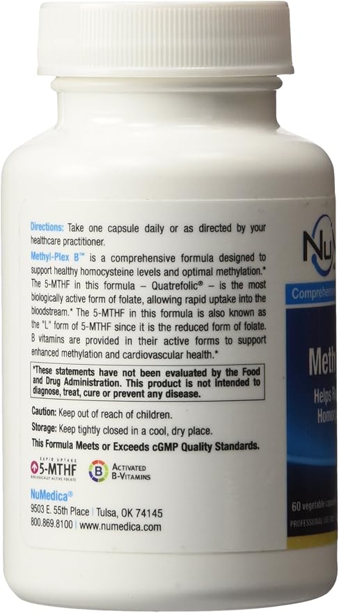 NuMedica Methyl-Plex B 60 Vegetable Capsules