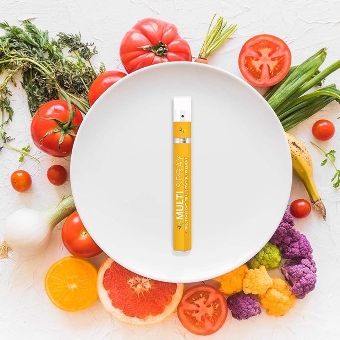 Spectraspray Multi Vitamin Pack - Oral Spray Essential Vitamins B12, D3 & Biotin | Mens Multivitamin | Women's Multivitamin | 30 Day Supply per Spray