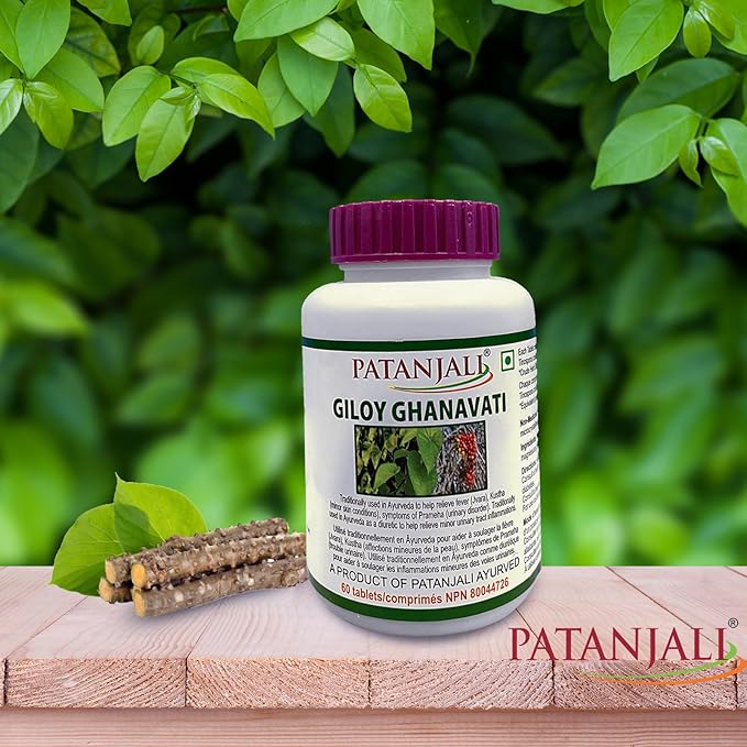 patanjali Giloy Ghanvati 60 tab Pack of 3