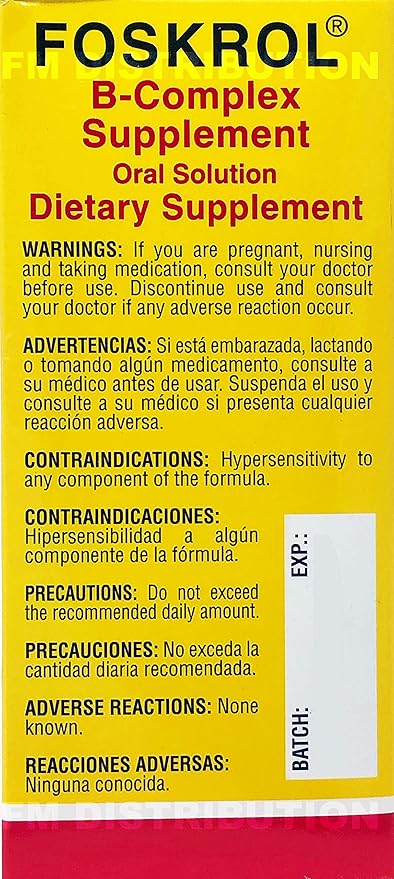 Foskrol (Complejo B) - B Complex Supplements