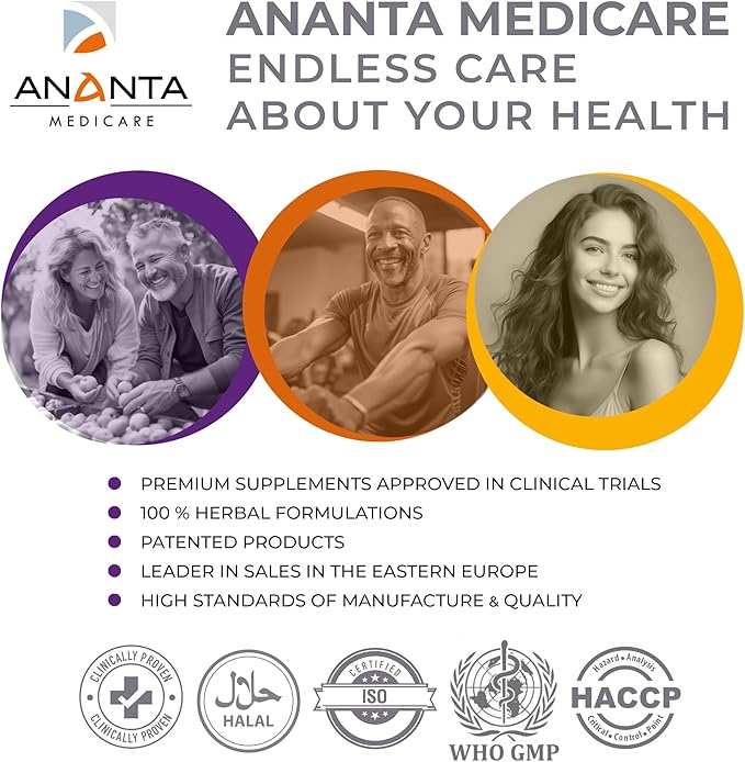 MEMOBOOST Ananta Medicare – Herbal Dietary Supplement (120 Capsules)