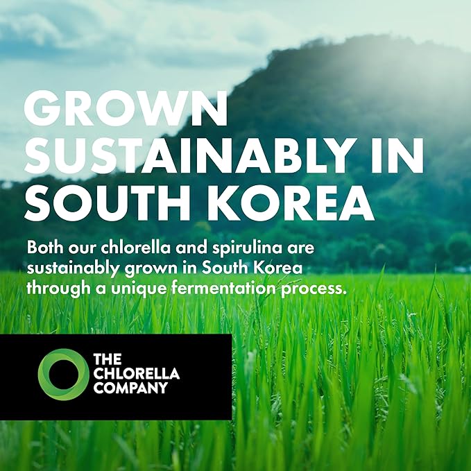 | Fermented Chlorella Tablets | Broken Cell Wall | 1,350 Tablets | Chlorophyll | Supergreens | Gluten-Free | Vegan | Non-GMO