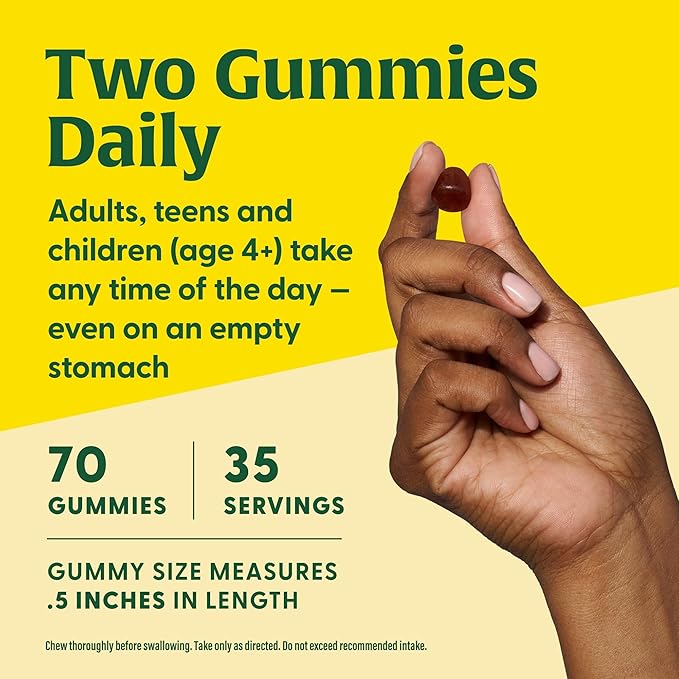 MegaFood Vitamin D3 Gummies 2000 IU (50 mcg) - Vitamin D Gummies Mixed Fruit Flavor, Bone, Muscle & Immune Support Supplement, Vegetarian, Gluten-Free, USDA Organic – 70 Gummies, 35 Servings