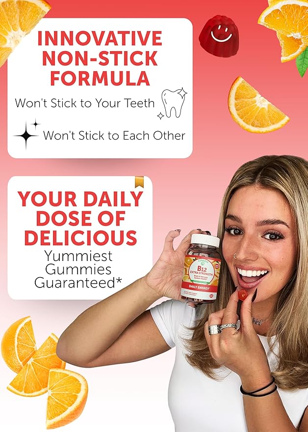 Lunakai Vitamin B12 and Women's Multivitamin Gummies Bundle - 3000mcg Methylcobalamin High Absorption Energy Gummy - 100% Daily Value of 16 Essential Vitamins and Minerals Supplement - 30 Days Supply