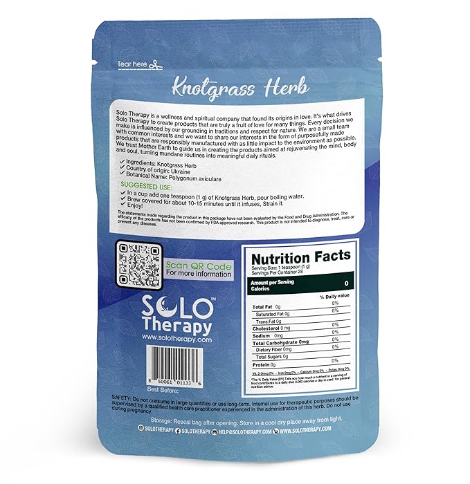 Knotgrass Herb 28 Grams - Knotgrass Tea Cut and Sifted - Polygonum aviculare - Knotgrass Dried Herb Resealable Bag (Knotgrass Herb)