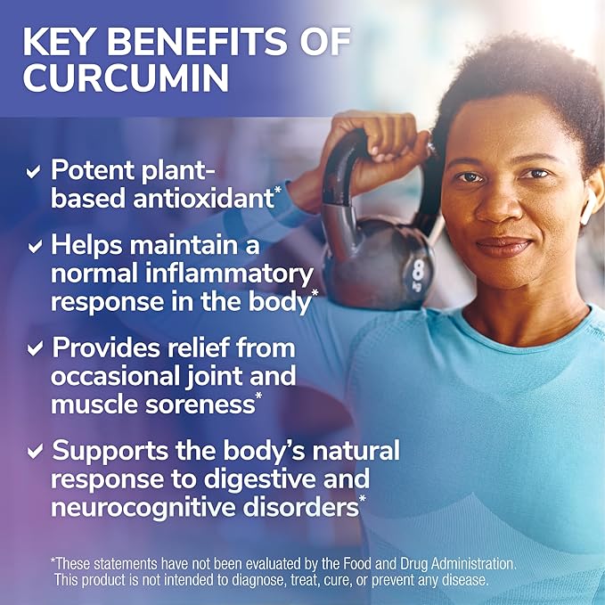TetraCumin QR Joint Support Supplement, Quick-Release Turmeric Curcumin Metabolite, Proprietary Joint Supplements for Women & Men, Helps Promote Muscle & Joint Health, 120 Capsules