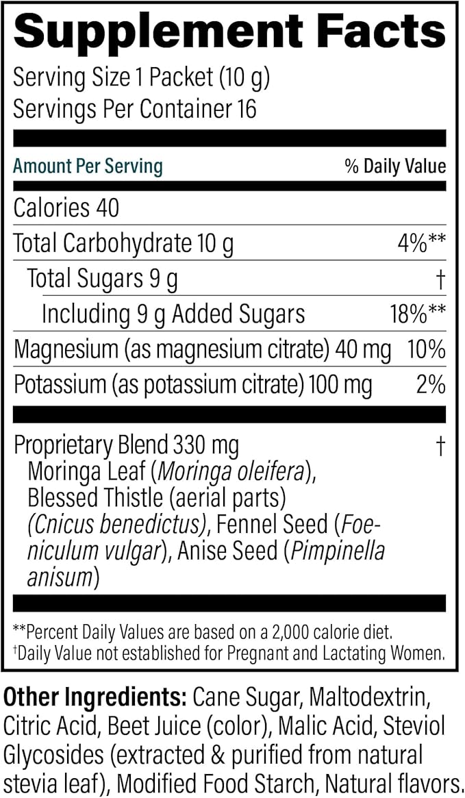 UpSpring Milkflow Electrolyte Breastfeeding Supplement Drink Mix Fenugreek-Free, Moringa & Blueberry Acai Flavor, Lactation Supplement to Support Breast Milk Supply and Restore Electrolytes, 16 Mixes