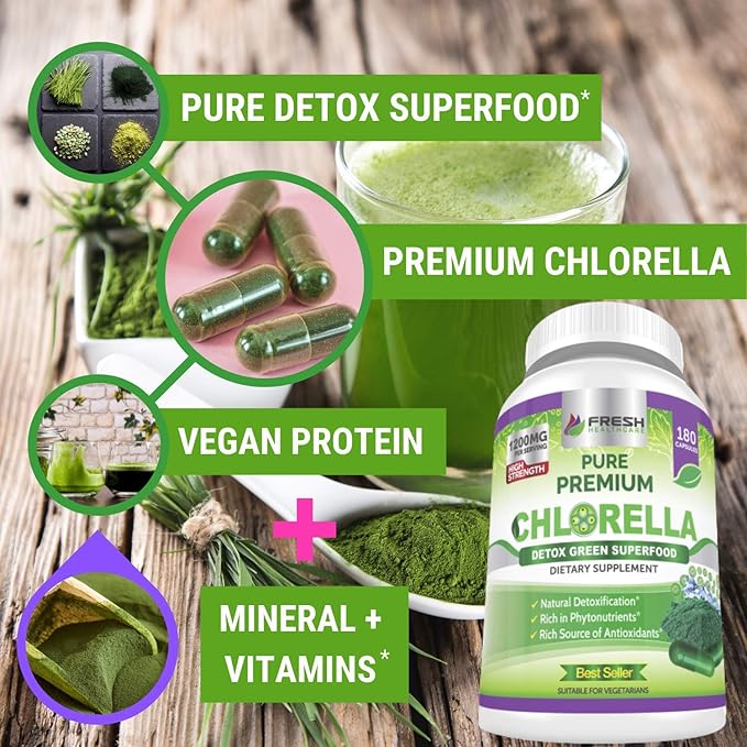 FRESH HEALTHCARE Chlorella and Immune Support Multivitamin - Bundle
