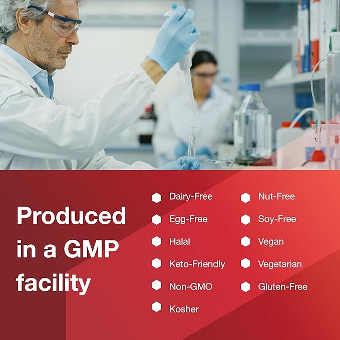 PROTOCOL FOR LIFE BALANCE 5-Methylfolate 5,000mcg - Superior Methyl Folate Bioavailability - for Brain Support - Folate Supplement for Women & Men - Kosher & Vegan - 50 Veg Caps