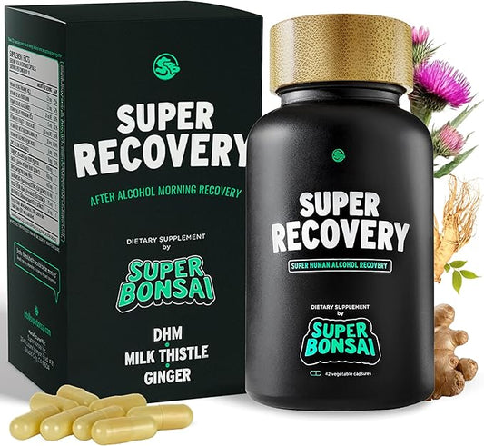 Super Recovery Capsules for Post Celebration and Morning Relief - All Natural Holistic Support - 3 Capsules Taken Before Drinking and an Optional Serving After (14 Servings)