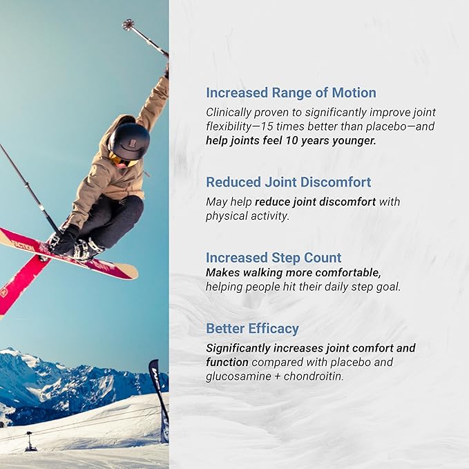 UC-II 40 mg with Hyaluronic Acid and Shea Nut Oil | Enhanced Undenatured Type II Collagen for Better Joint Health, Mobility & Flexibility | Gluten-Free & Non-GMO | 60 Softgels