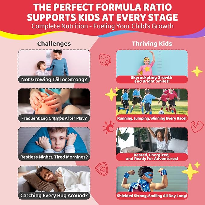 Vitamin D3 K2 Filled Gummies for Kids & Adults, 1000IU/2000IU D3 + K2(MK-7) with Calcium, Magnesium & Algal Omega 3(EPA/DHA) for Bones, Teeth, Muscles, Brain, Low-dose Vitamins, Sugar-Free, 60 Chews