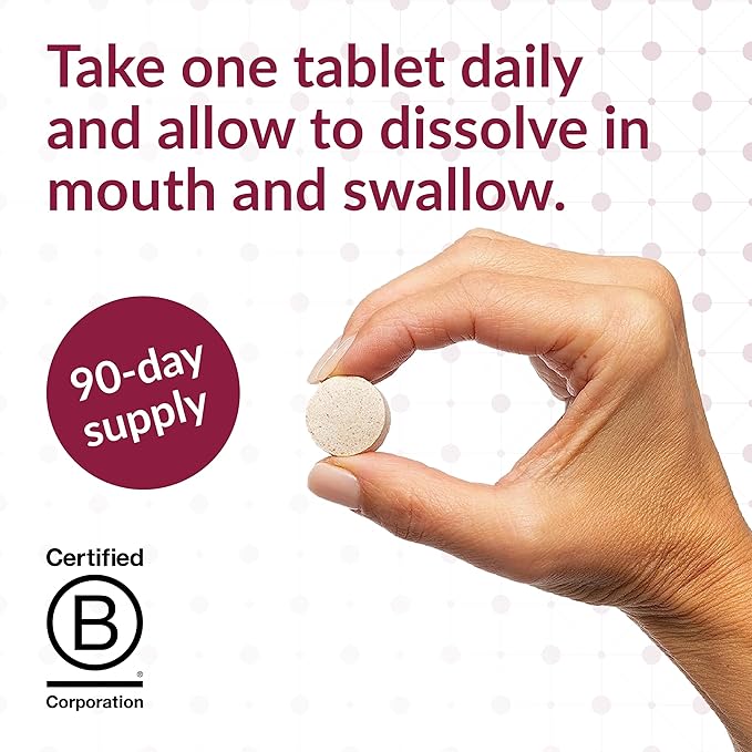 Bariatric Advantage B-12 Speedy Melts, Vitamin B12 1000 mcg Supplement, Fast Melting with 200 mcg of Folic Acid for Nutritional Support - Black Cherry, 90 Count