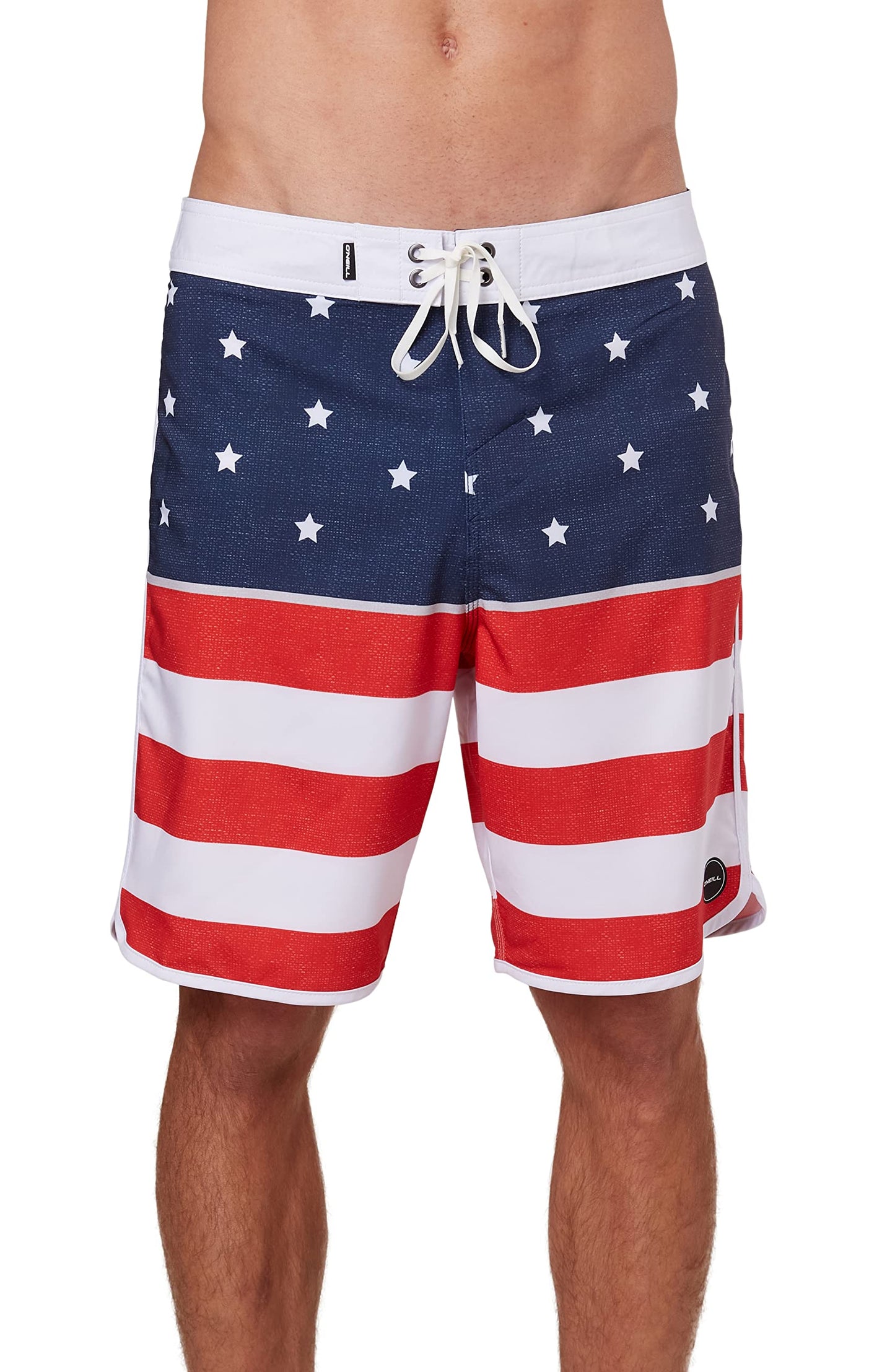 Mens Hyperfreak Apollo Swim, Red White Blue, 30