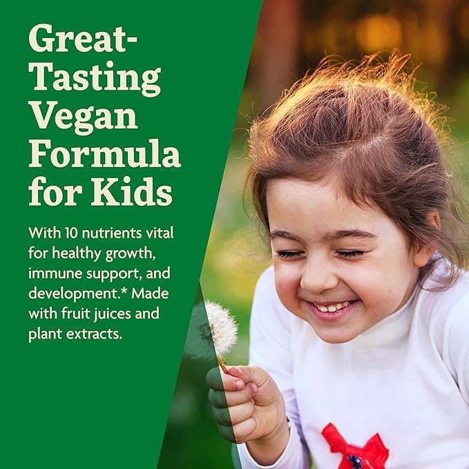 Floradix Kinder Love Children's Multivitamin - Liquid Multivitamin for Kids with Vitamins A, C, D & E, Calcium & More - Vegetarian, Non-GMO, Gluten-Free - 8.5 fl oz