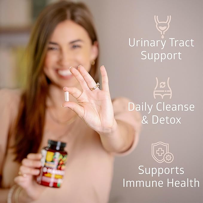 Number One Nutrition Premium D Mannose with Cranberry and Hibiscus [Max Strength, 1350mg] (120 Count (Pack of 2))