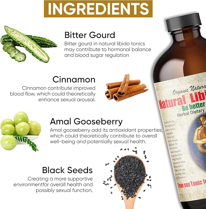 Men Wellness Living Bitter 16oz - Natural Blend of Ginseng, Fenugreek, Maca Root, and Cinnamon to Support Stamina and Vitality