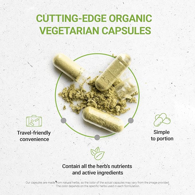 Milk Thistle USDA Organic 120 Capsules | High-Potency Herbal Organic Capsules | Made with Organic Vegetarian Capsules and Organic Milk Thistle (Silybum marianum) Dried Seed (120 Capsules)