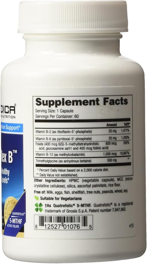 NuMedica Methyl-Plex B 60 Vegetable Capsules