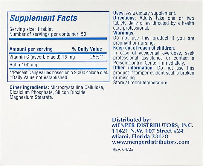 Memper Vitality Boost, Immune Support, Cardio Health 50 Tablets (Pack of 3)