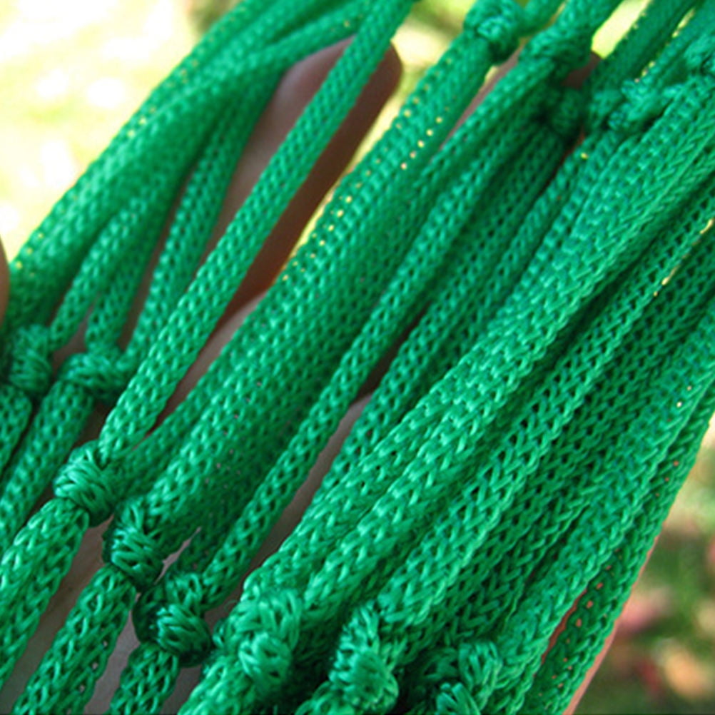Worgeous 1Pcs Green Nylon Hammock for Camping with Swing Sleeping Function Outdoor Leisure 94x31x0.2in