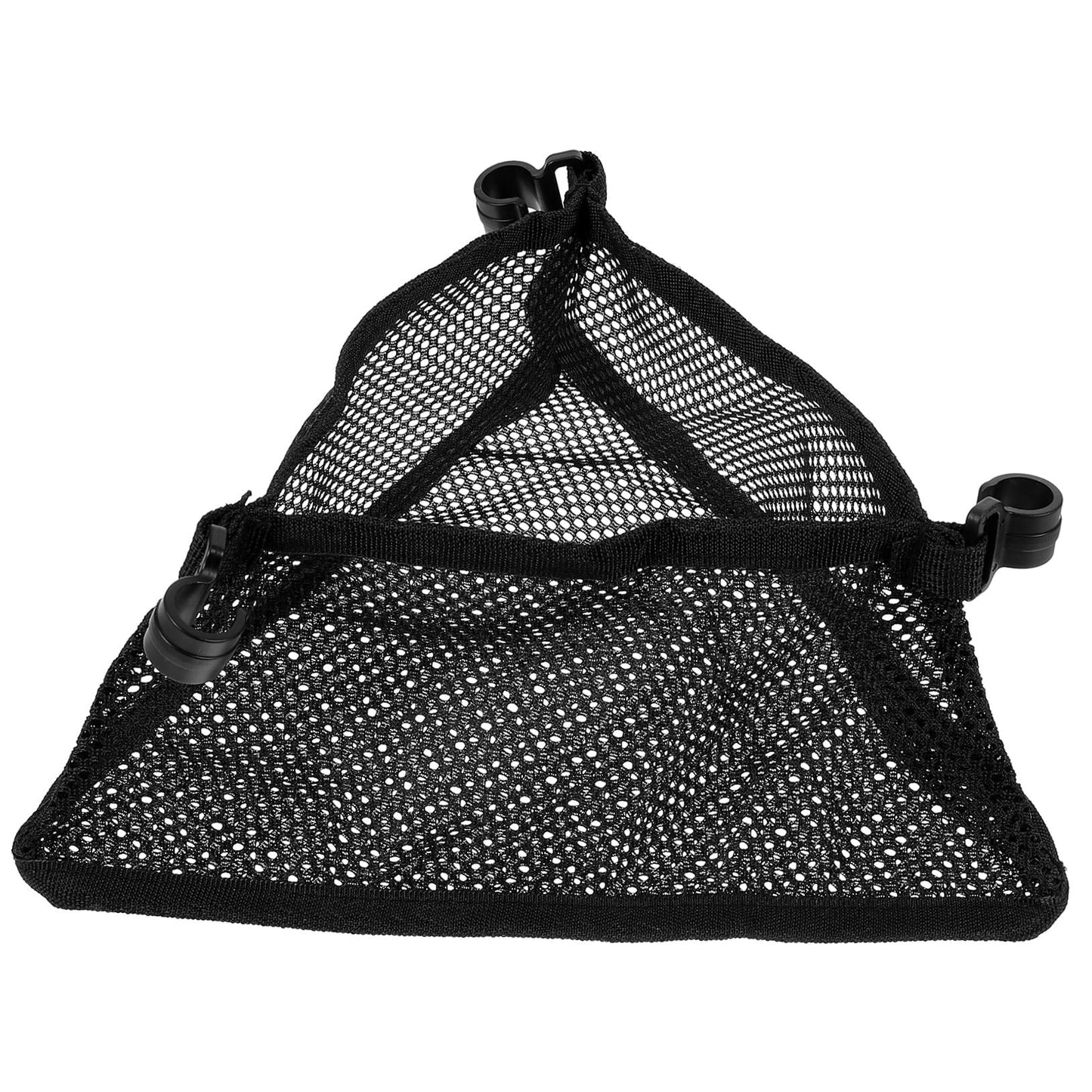 Worgeous Desk Accessories Storage Bag Black Mesh Cloth 1Set