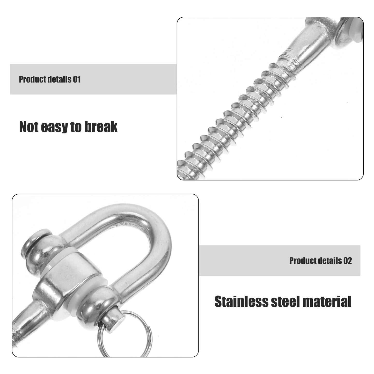 KALLORY 1Pack Heavy Duty Swing Hangers for Hammock Chair Mounting Bracket on Porch