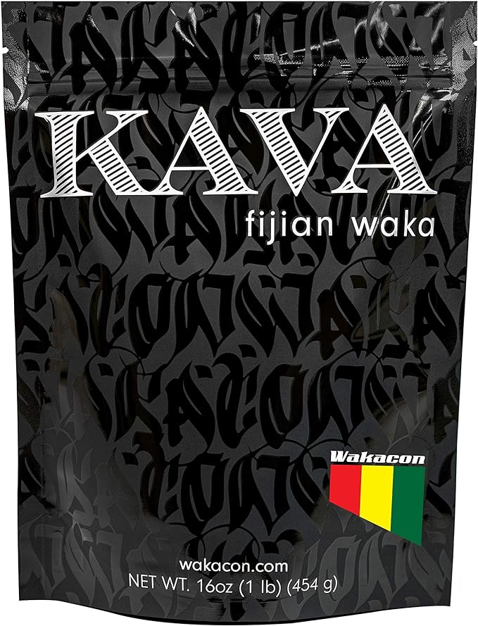 Kava Waka Powder – Authentic, Noble Kava Root Powder from Fiji – Premium, Responsibly Sourced, 16 Oz
