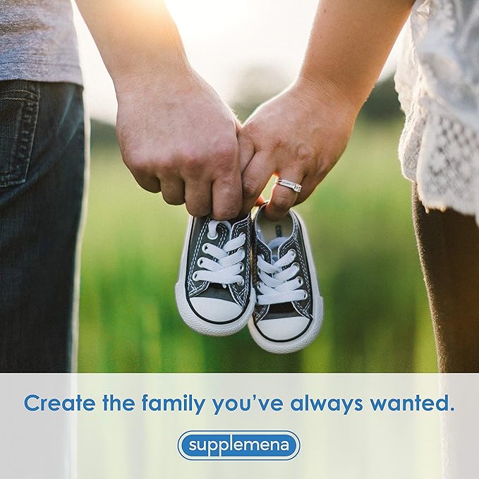 Fertilmas Natural Fertility Support for Men | L-Carnitine, Zinc, Vitamin D3, and Folic Acid | Couples TTC Supplement for Reproductive Health | Made in Germany | 1 Month