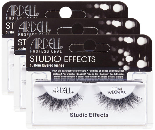 Ardell Lashes Studio Effect Demi Wispies Black (Pack of 3)