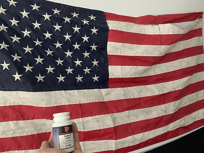 Physique Formula Vitamin D3 5000 IU (125 mcg) in Olive Oil All Natural Non-GMO Vitamin D3 Softgels to Support Muscle, Bone,& Immune System Health