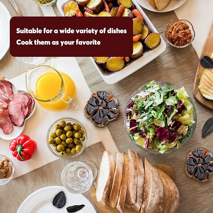 ONETANG Black Garlic 7.05 Oz (200g.), Multiple Black Garlic Fermented for 90 Days, Super Foods, Non-GMO, Non-Additives, High in Antioxidants, Ready to Eat for Snack Healthy, Healthy Recipes(Pack of 2)