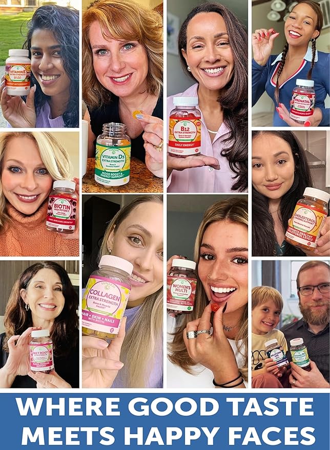 Lunakai Sambucus Elderberry Gummies with Zinc & Vitamin C for Adults & Kids - 100mg Black Elderberry Vitamins Immune Support Supplement - Vegan, Non-GMO, No Corn Syrup - 6 Pack