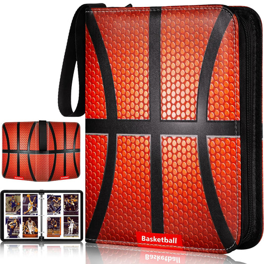 RONMONG Basketball Card Binder,2024 Sports Trading Card with Sleeves Holder Album,440 Pockets Basketball Card Holder Sheets Display Storage Protectors for Collectors Boys and Girls Gift