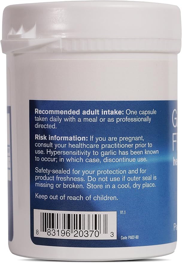 Pharmax Garlic Freeze Dried | Supports Upper Respiratory Tract and Cardiovascular Health | 90 Capsules