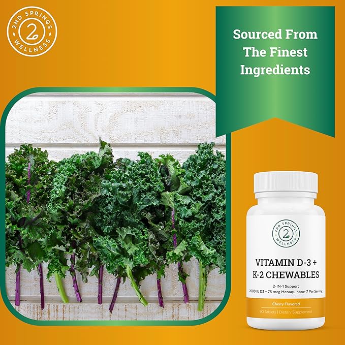 Sleep Well & Vitamin D3+K2 Chewables Bundle