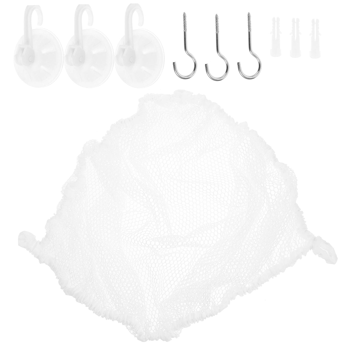 RENACLIPY 1Pcs Toys Storage Mesh Hammock for Stuffed Animals in Playroom