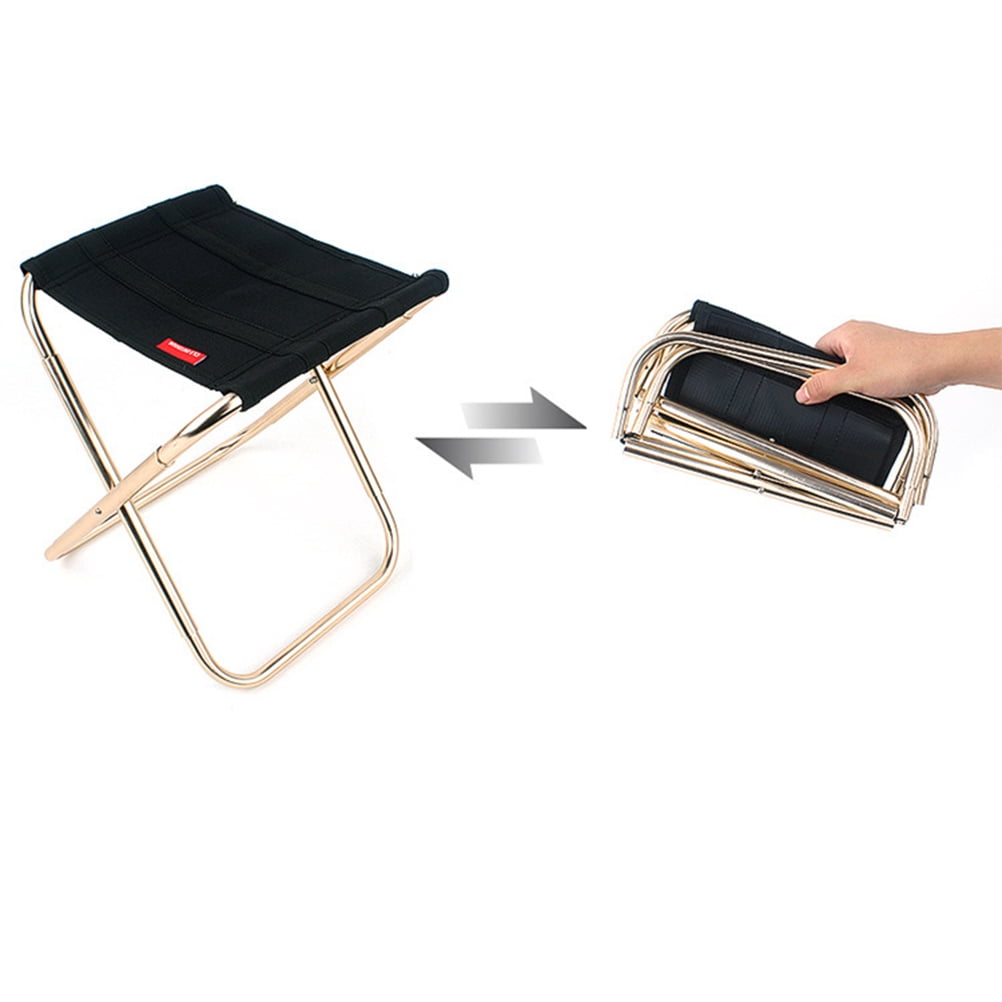 SKISUNO Lightweight Foldable Chair Aluminium Alloy Oxford Cloth Portable for Camping Picnics 1Set 9.8x8.9x10.6in