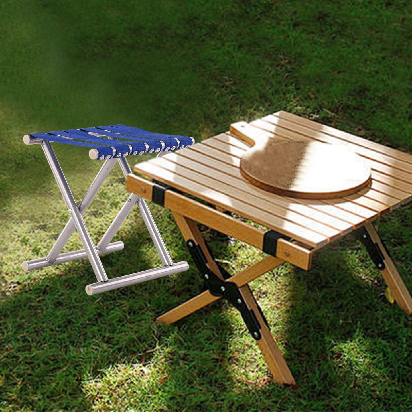 geerera Folding Stool Chair Maza Stool Fishing Stool Camping Stool Suitable For Outdoor Fishing Or Camping Easy To Carry