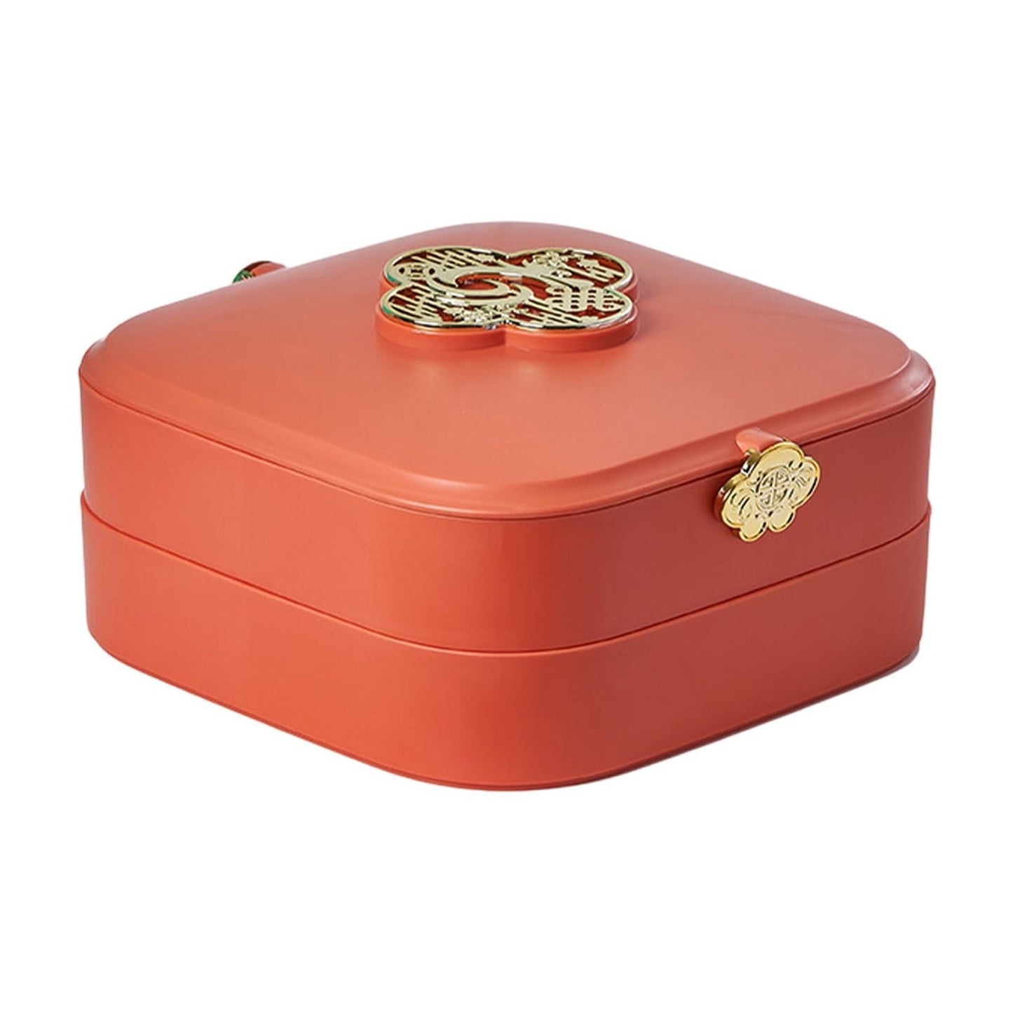 Kraoden Multi-Layer Detachable Fruit Tray, Dried Fruit Box with Unique Partition for Snacks, Coffee Table Storage, Ideal for Home & Outdoor Use