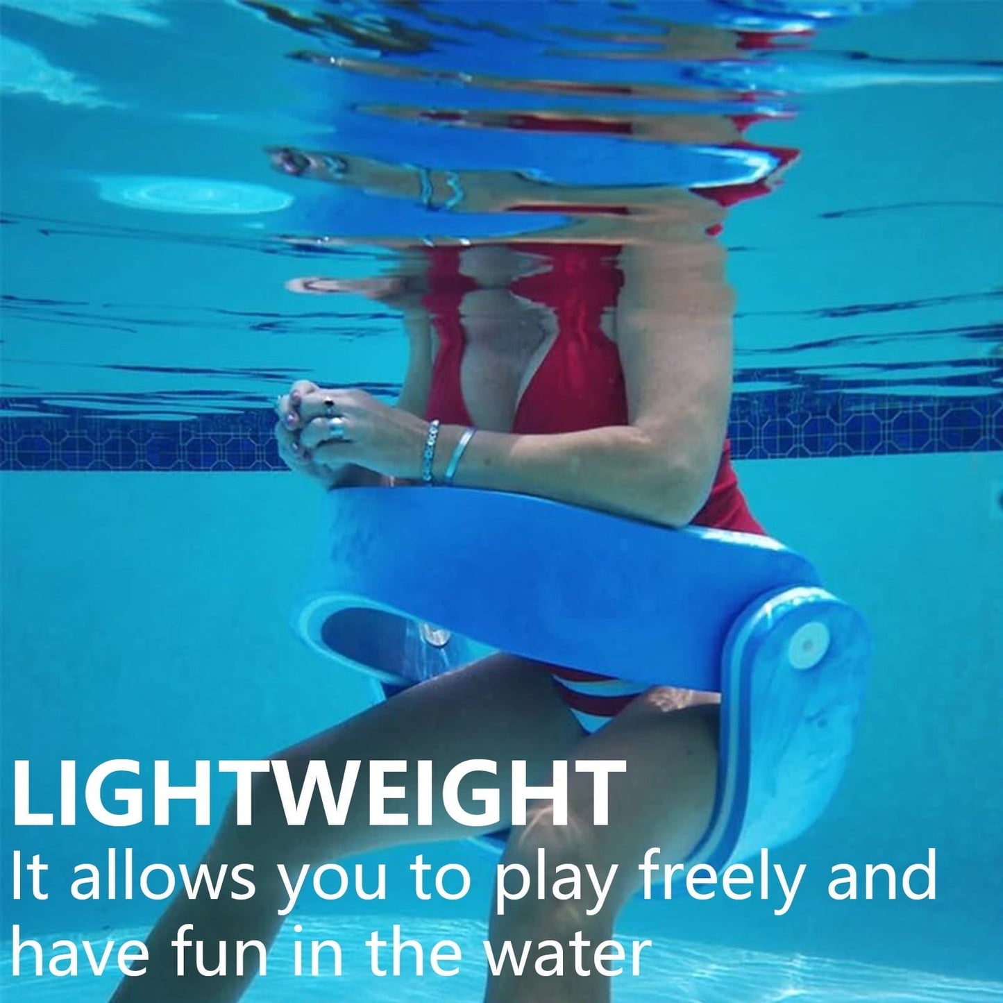 Water Recliner, Grand floats Float-N-Fold Water Chair, Civilized 3-in-1 Floating Chair One Float, Endless Relaxation, Waters Recliner Beach Chairs for Sitting in The Waters Swim,