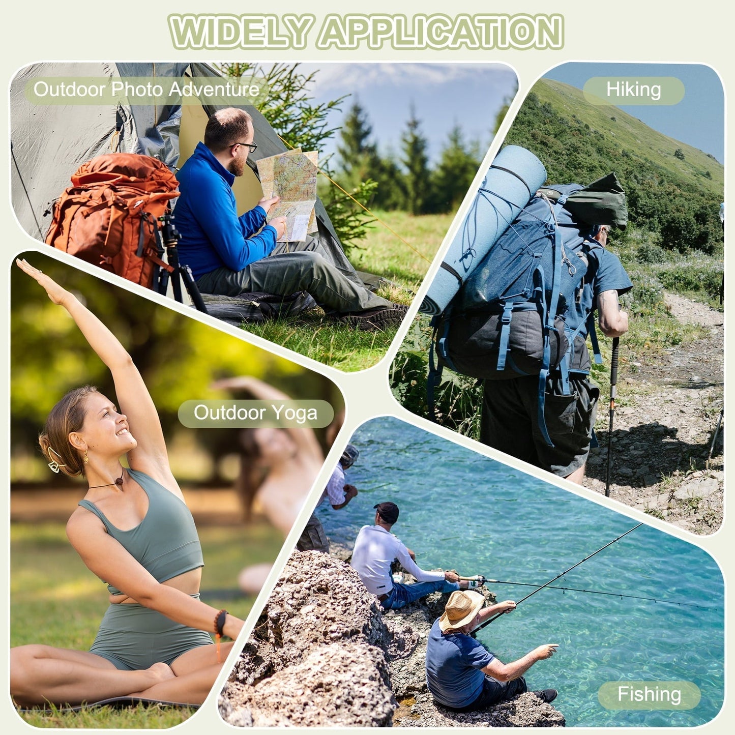 Uxcell Camp Chair Replacement Bag, Camping Folding Chair Bag with Handle Strap, 18 x 7 x 6 Inch for Outdoor (Black)