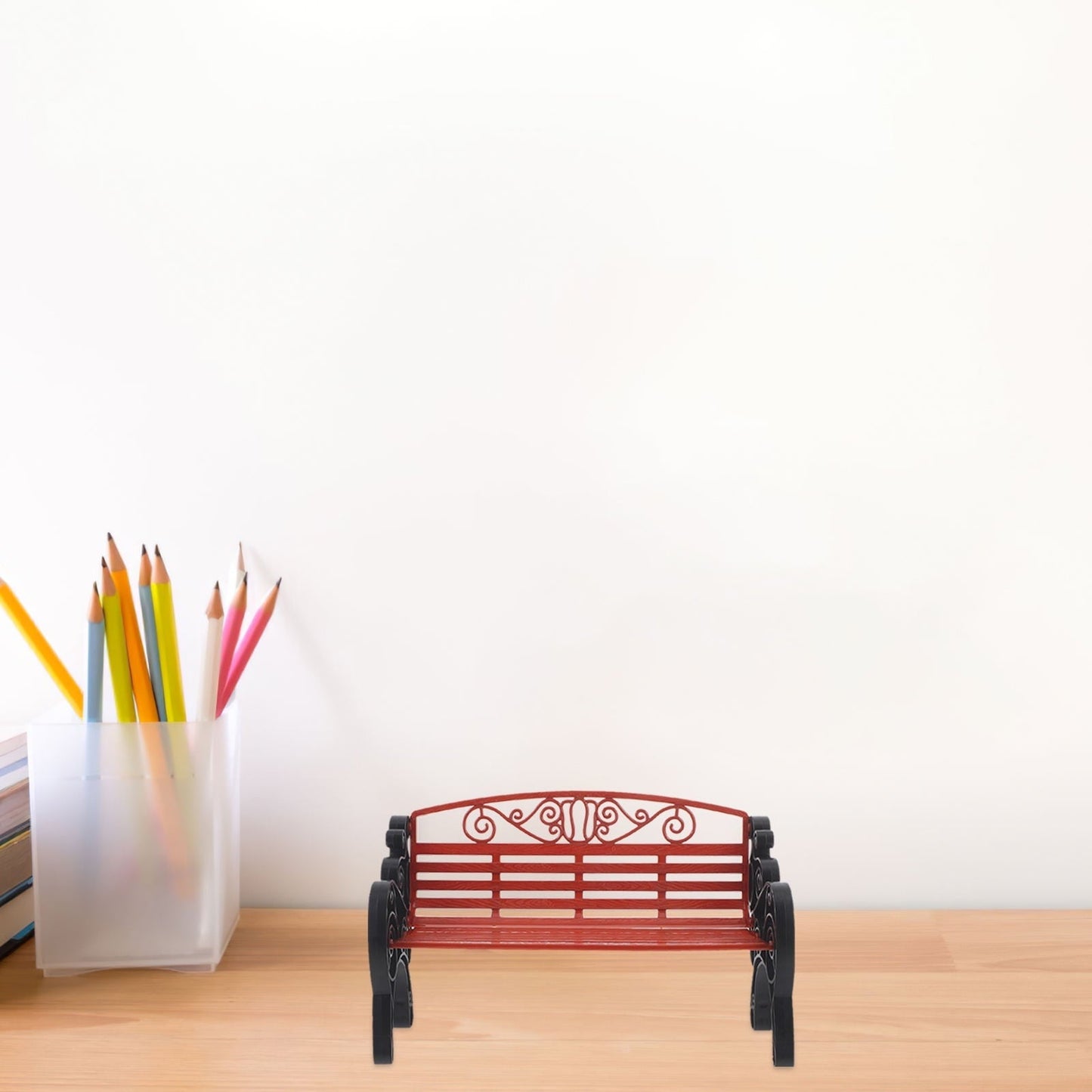 UNOMOR Mini Garden Bench Model ABS Multi Scene Accessories Adults 1Pack